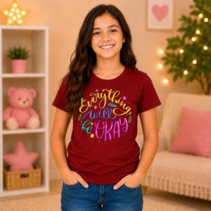 Girl's Crew Neck T-Shirt