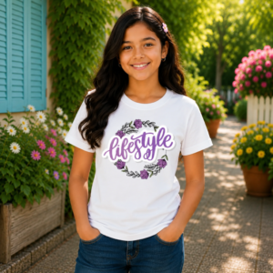 Girl's Crew Neck T-Shirt