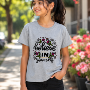 Girl's Crew Neck T-Shirt