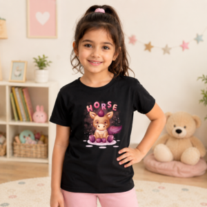 Girl's Crew Neck T-Shirt